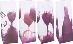 Sac cadeau pour bouteille M 36 × 12,5 × 8,5 cm toute l’année