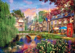 Puzzle Ravensburger Sentier des Cotswolds 1000 pièces