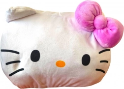 Coussin en peluche avec ouverture pour les mains HELLO KITTY