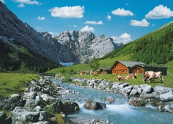 RAVENSBURGER Puzzle Chaîne du Karwendel, Autriche 1000 pièces