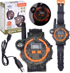 Montres militaires avec talkie-walkie et boussole