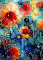 Puzzle Enjoy Son jardin de fleurs sauvages 1000 pièces