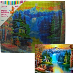Peinture diamant Cascade 40 × 50 cm