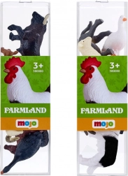 mojo mini monde – animaux de la ferme, set de 6 figurines