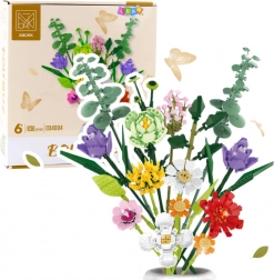 Jeu de construction – bouquet décoratif de fleurs, 836 pièces