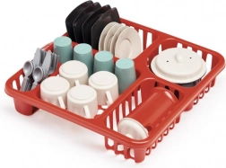 Grande ensemble de vaisselle avec égouttoir pour enfants