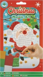 Tableau mosaïque Noël – Père Noël 14 × 23 cm GRAFIX