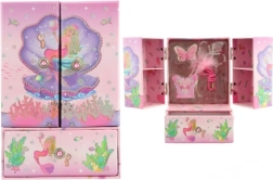 Boîte à bijoux sirène pour enfants