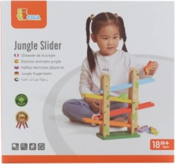 Piste de descente en bois pour animaux Jungle Slider