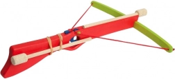 Arbalète en bois – jouet rouge pour enfants