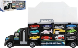 Camion porte-voitures avec véhicules 50 cm