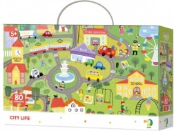 Puzzle Cherche et trouve – ville, 80 pièces