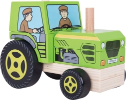 Tracteur en bois à empiler BIGJIGS