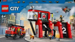 LEGO City caserne de pompiers avec camion de pompiers
