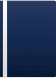 Chemise à lamelles A4 en PP bleu foncé
