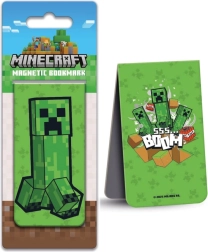 Marque-page magnétique Minecraft Creeper - 1 pièce