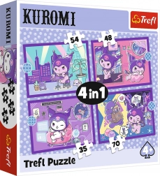 Puzzle 4-en-1 KUROMI – HELLO KITTY