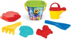 set de plage 7 pièces SPONGEBOB, 3 couleurs, filet