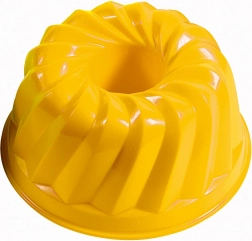 Androni moule à sable en forme de gâteau 12 cm – jaune