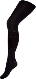 collants en coton pour enfants New Baby noirs à pois