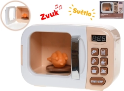 Four à micro-ondes pour enfants avec lumières et sons réalistes