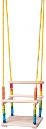 Balançoire en bois pour enfants jusqu’à 35 kg