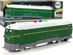 Train à friction 1:32 Vert avec sons et lumières