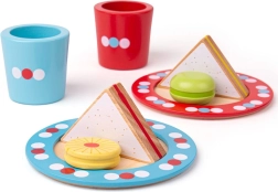 Goûter thé en bois à pois BIGJIGS TOYS