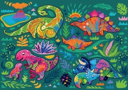 Yazz puzzle dinosaures 1000 pièces