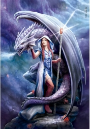 Clementoni Puzzle Sorcière des Dragons 1000 pièces