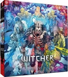 Puzzle The Witcher : Factions de monstres 500 pièces