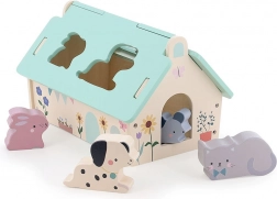 Vilac maison en bois à encastrer pour animaux