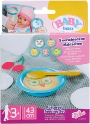 BABY born set d’alimentation pour bébé – assiettes magiques avec bol et cuillère