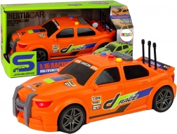 Voiture de course 1:16 avec sons et lumières – orange