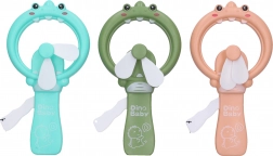 Ventilateur manuel dinosaure 18 cm