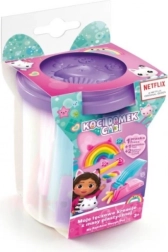 Set de pâte à modeler GABIN MAISON DU CHAT Mes créations arc-en-ciel – gobelet violet