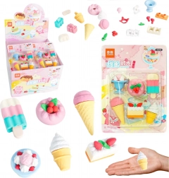 Set de gommes effaçables Sweets 6 pcs