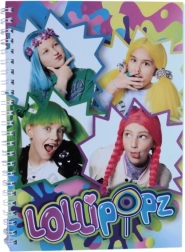 Carnet A5 Lollipopz à reliure à anneaux