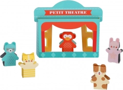 Petit Collage set de théâtre de marionnettes à doigts