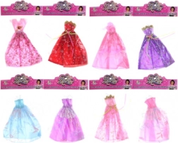 Robe de bal pour poupée 22 cm – assortiment de couleurs