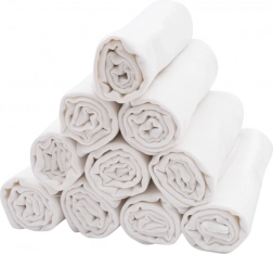 Langes en coton NEW BABY 80×80 cm, lot de 10 pièces