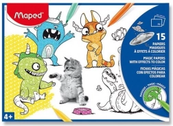 Coloriages magiques roses MAPED A4, 15 feuilles