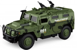 Voiture militaire avec effets lumineux et sonores 25,5 cm