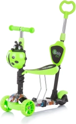 Trottinette avec tige de guidage Kiddy Evo 3-en-1 – Vert