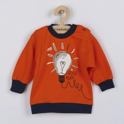 T-shirt bébé en coton NEW BABY Happy Bulbs à manches longues