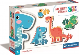 Clementoni mes premiers puzzles dinosaures 4v1