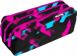 Trousse scolaire à 3 fermetures éclair Line Girl