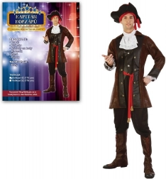 Costume de carnaval Capitaine des Corsaires pour adultes