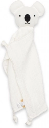 doudou en mousseline New Baby koala blanc