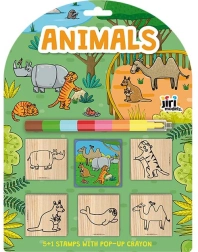 Ensemble de tampons Animaux avec crayon